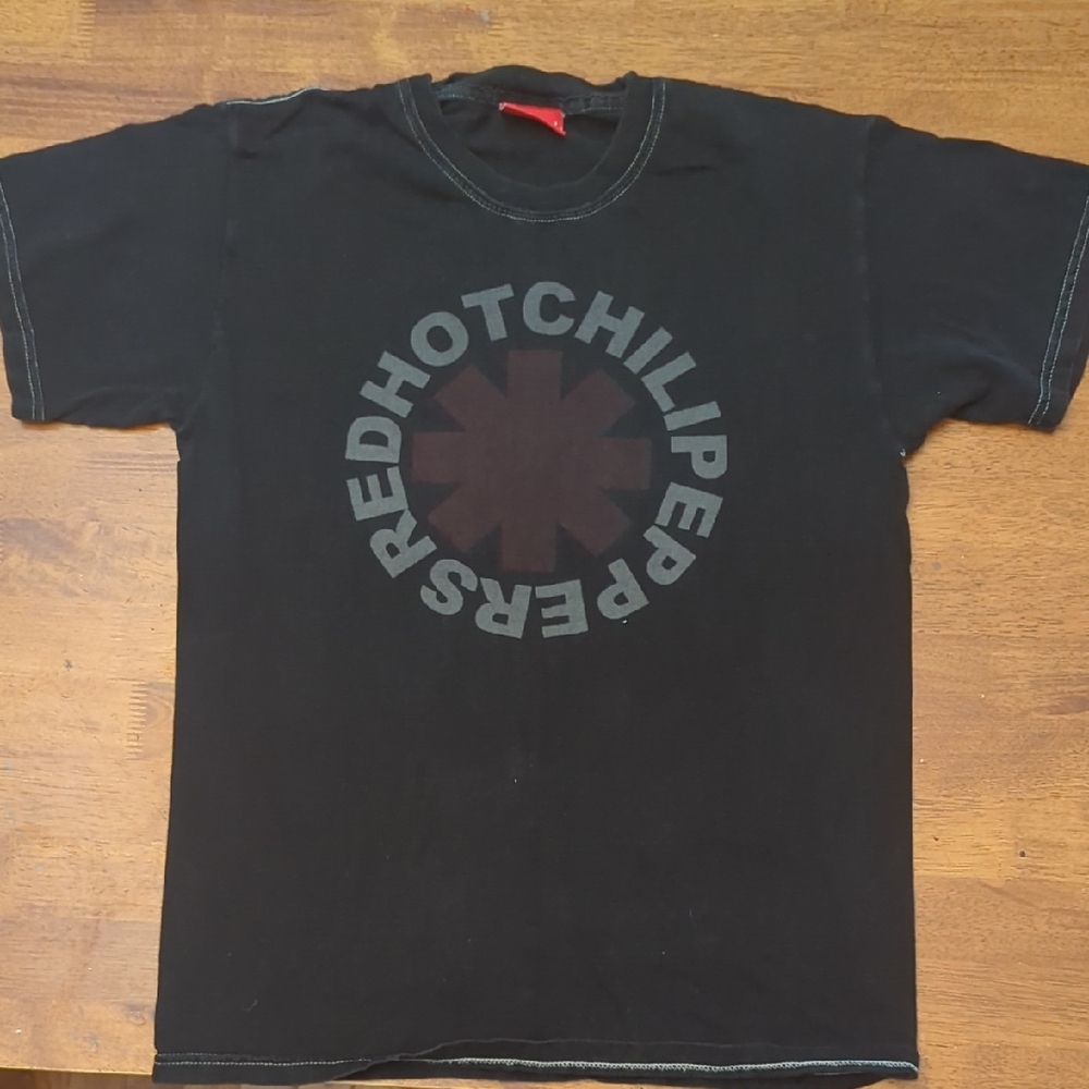 Red Hot Chili Peppers Black Logo Tee
